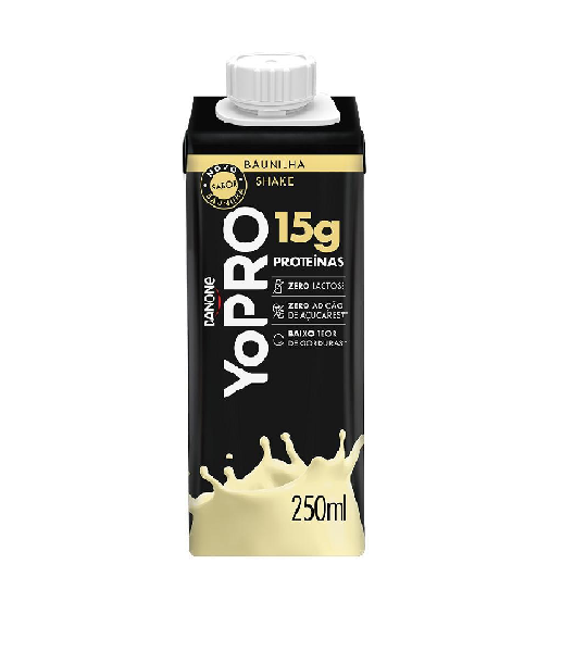 YoPro Bebida Láctea Uht - Baunilha (250ml).